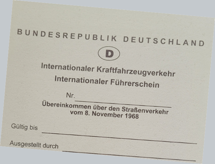 Online-Antrag Internationaler Führerschein