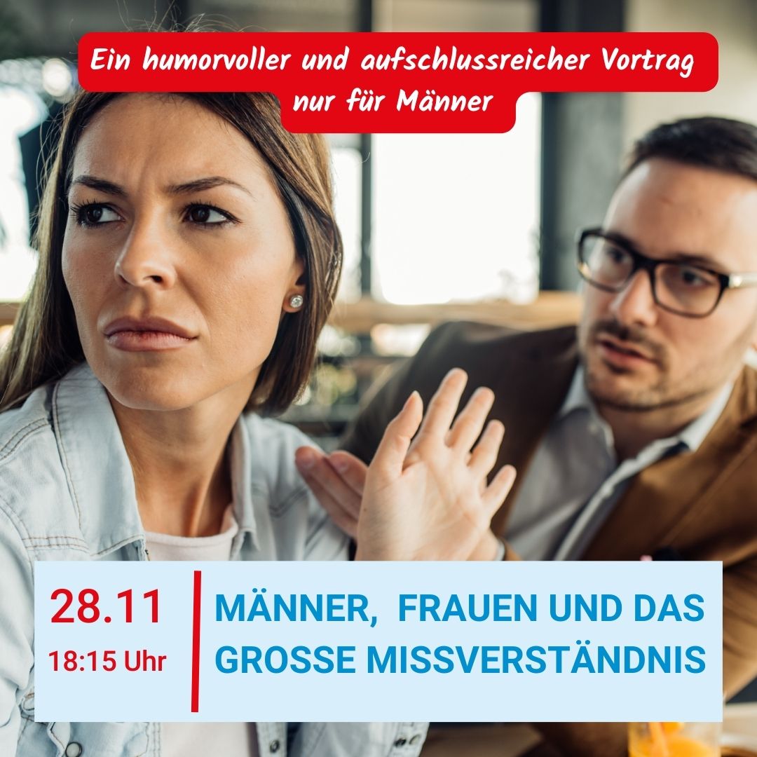 „Männer, Frauen und das große Missverständnis“ – Veranstaltung zum Internationalen Männertag